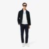 Pantalones chinos de sarga elástica de corte ajustado
