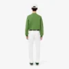 Pantalones chinos de sarga elástica de corte ajustado