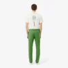 Pantalones chinos de sarga elástica de corte ajustado
