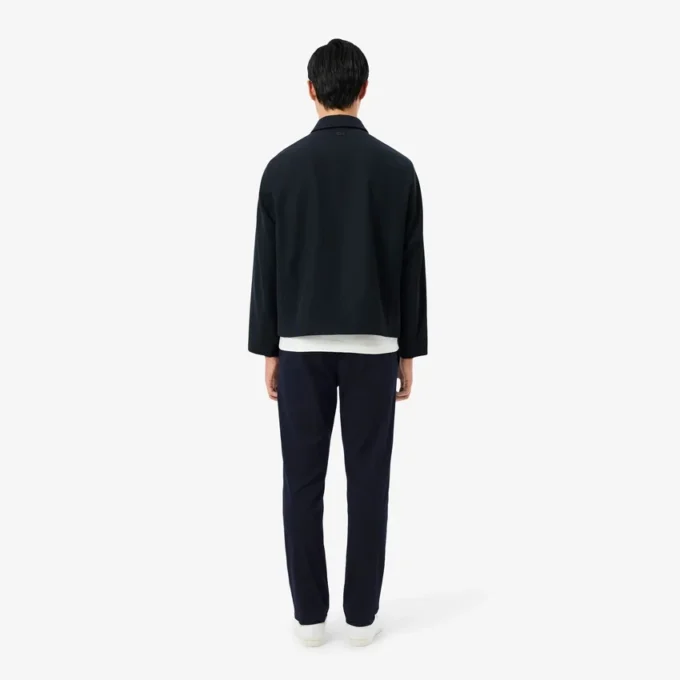 Pantalones chinos de sarga elástica de corte ajustado