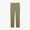 Pantalones chinos de sarga elástica de corte ajustado
