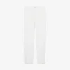 Pantalones chinos de sarga elástica de corte ajustado