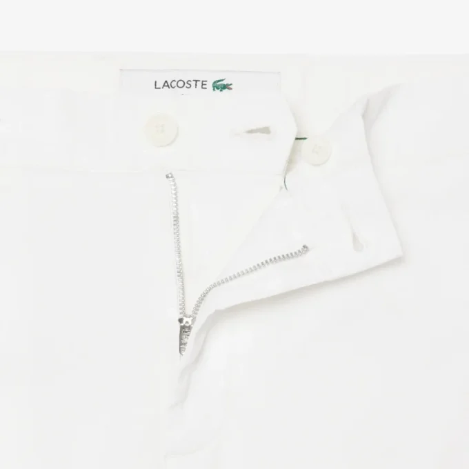 Pantalones chinos de sarga elástica de corte ajustado