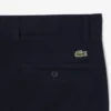 Pantalones chinos de sarga elástica de corte ajustado
