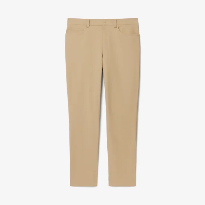 Pantalones chinos elásticos de corte ajustado