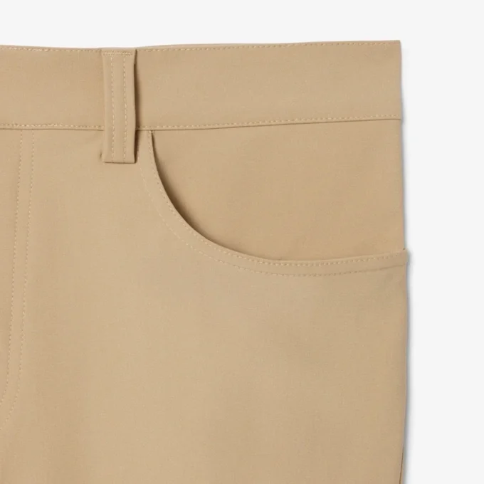 Pantalones chinos elásticos de corte ajustado
