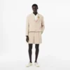 Pantalones cortos ajustados de lana para hombre de la colección Runway