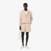 Pantalones cortos ajustados de lana para hombre de la colección Runway