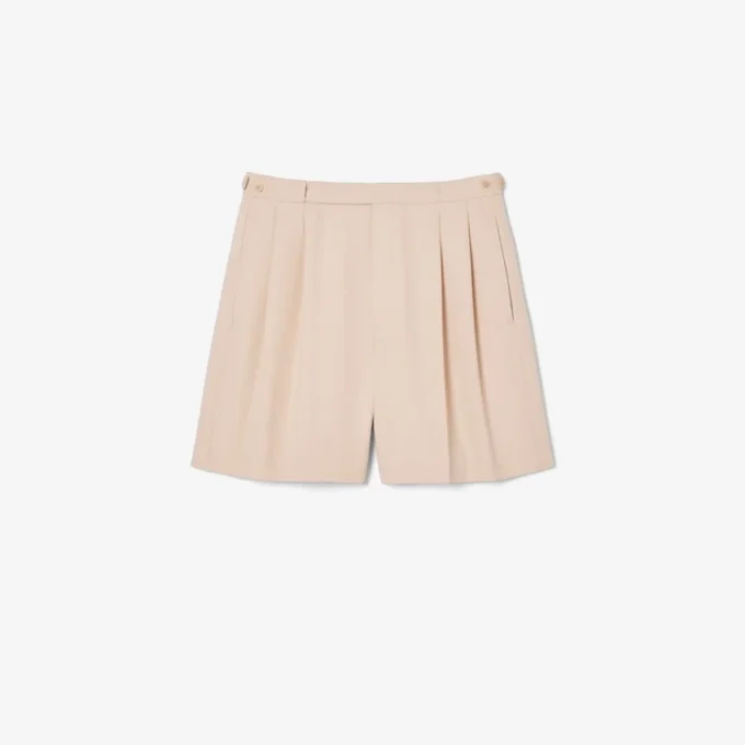 Pantalones cortos ajustados de lana para hombre de la colección Runway