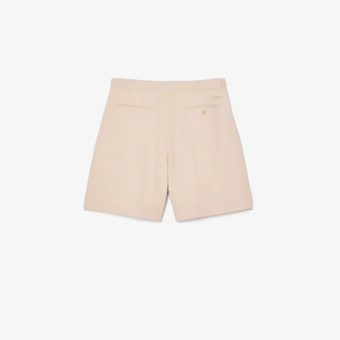 Pantalones cortos ajustados de lana para hombre de la colección Runway