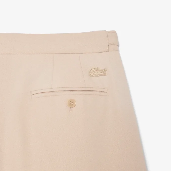 Pantalones cortos ajustados de lana para hombre de la colección Runway