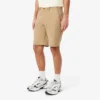 Pantalones cortos bermudas de sarga de algodón elástico de corte regular