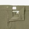 Pantalones cortos bermudas de sarga de algodón elástico de corte regular