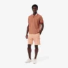 Pantalones cortos cargo de felpa de algodón para hombre