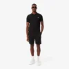 Pantalones cortos cargo de felpa de algodón para hombre
