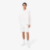 Pantalones cortos cargo de felpa de algodón para hombre