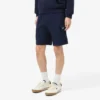 Pantalones cortos cargo de felpa de algodón para hombre