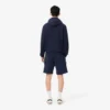 Pantalones cortos cargo de felpa de algodón para hombre