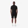 Pantalones cortos cargo de felpa de algodón para hombre