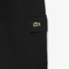 Pantalones cortos cargo de felpa de algodón para hombre