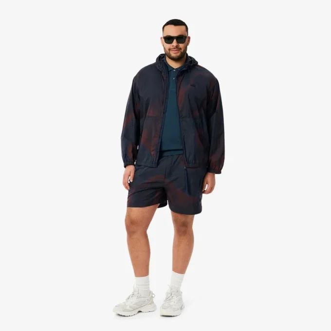 Pantalones cortos cargo de nailon con estampado Ombra para hombre