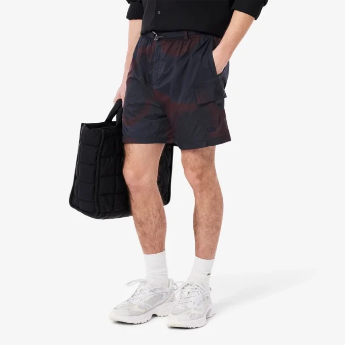 Pantalones cortos cargo de nailon con estampado Ombra para hombre