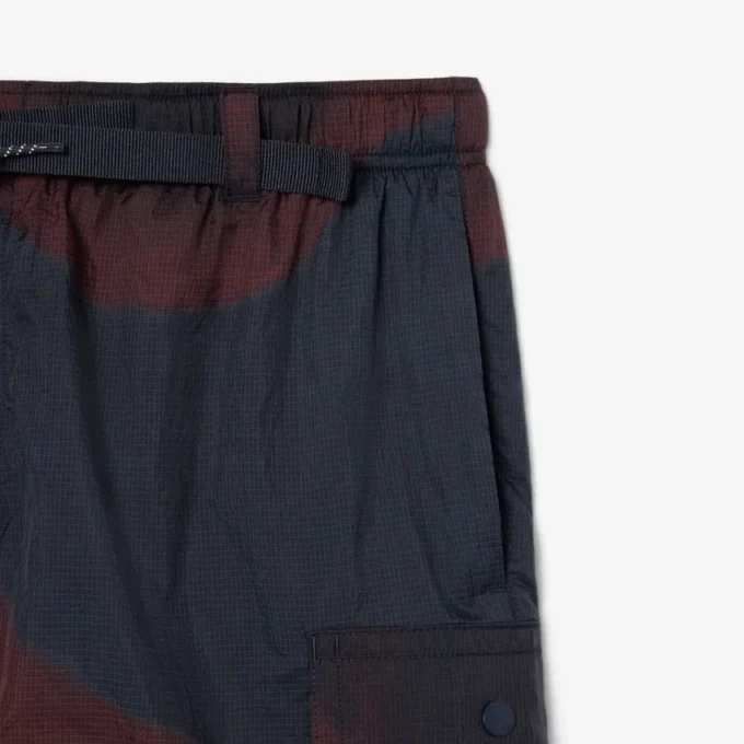 Pantalones cortos cargo de nailon con estampado Ombra para hombre