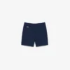 Pantalones cortos chinos de sarga de algodón elástica