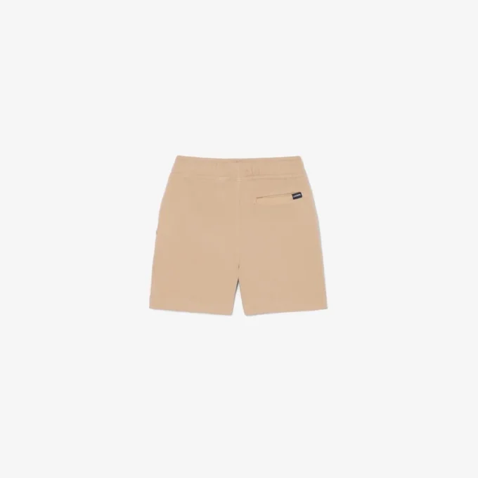 Pantalones cortos chinos de sarga de algodón elástica