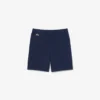 Pantalones cortos chinos de sarga de algodón elástico