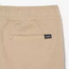 Pantalones cortos chinos de sarga de algodón elástico