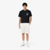 Pantalones cortos chinos de sarga elástica