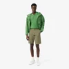 Pantalones cortos chinos de sarga elástica