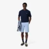 Pantalones cortos chinos de sarga elástica