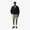 Pantalones cortos chinos de sarga elástica