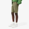 Pantalones cortos chinos de sarga elástica