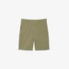 Pantalones cortos chinos de sarga elástica