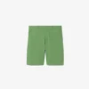 Pantalones cortos chinos de sarga elástica