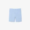 Pantalones cortos chinos de sarga elástica