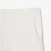 Pantalones cortos chinos de sarga elástica
