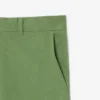 Pantalones cortos chinos de sarga elástica