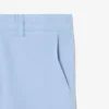 Pantalones cortos chinos de sarga elástica
