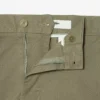 Pantalones cortos chinos de sarga elástica