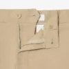 Pantalones cortos chinos de sarga elástica