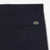 Pantalones cortos chinos de sarga elástica