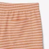Pantalones cortos de algodón a rayas de corte regular