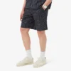 Pantalones cortos de algodón con rayas y estampado de cocodrilo