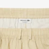 Pantalones cortos de algodón con rayas y estampado de cocodrilo