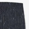 Pantalones cortos de algodón con rayas y estampado de cocodrilo