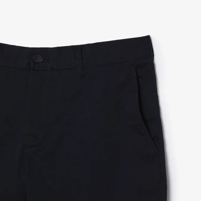 Pantalones cortos de algodón elástico de corte ajustado para hombre